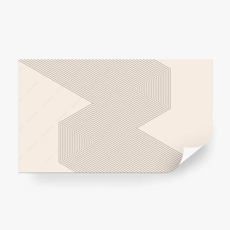 Papier peint composition géométrique minimaliste en lignes beiges – Wallnifity® Papier peint composition géométrique minimaliste en lignes beiges – Wallnifity®