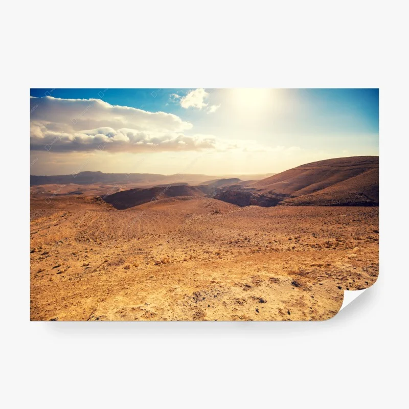 Papier peint paysage désertique au coucher du soleil en Israël – Wallnifity® Papier peint paysage désertique au coucher du soleil en Israël – Wallnifity®
