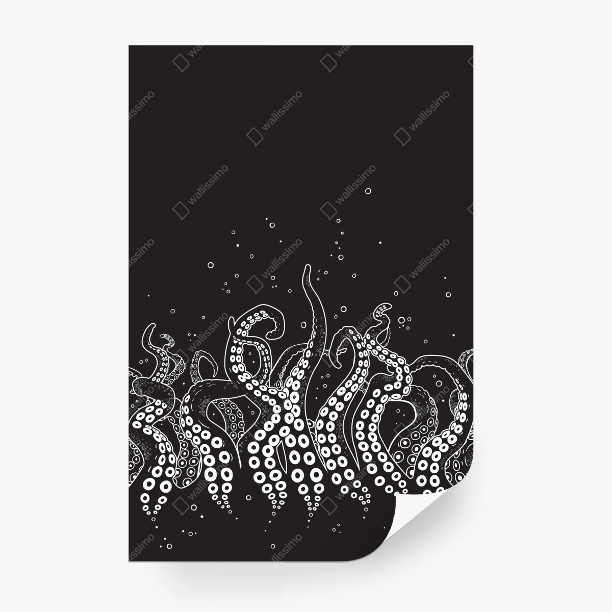 Papier peint tentacules abyssales – Wallnifity®