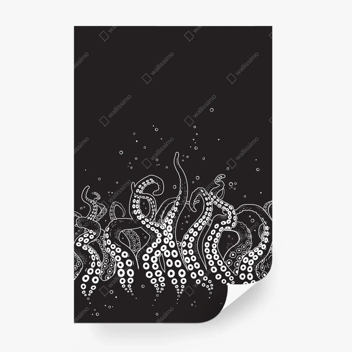 Papier peint tentacules abyssales – Wallnifity®