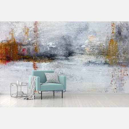 Papier peint brumes et reflets dorés – Wallnifity®