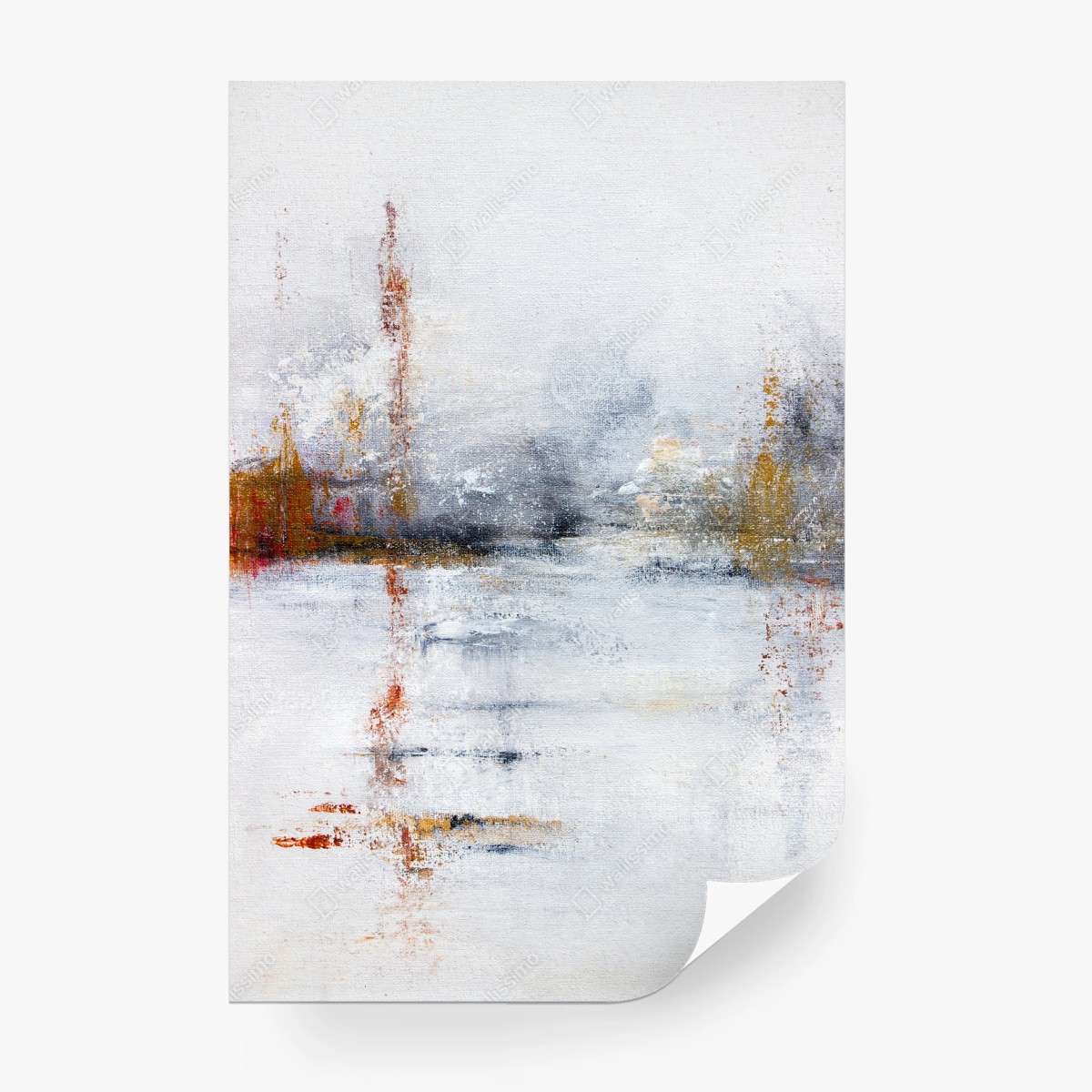 Papier peint brumes et reflets dorés – Wallnifity®