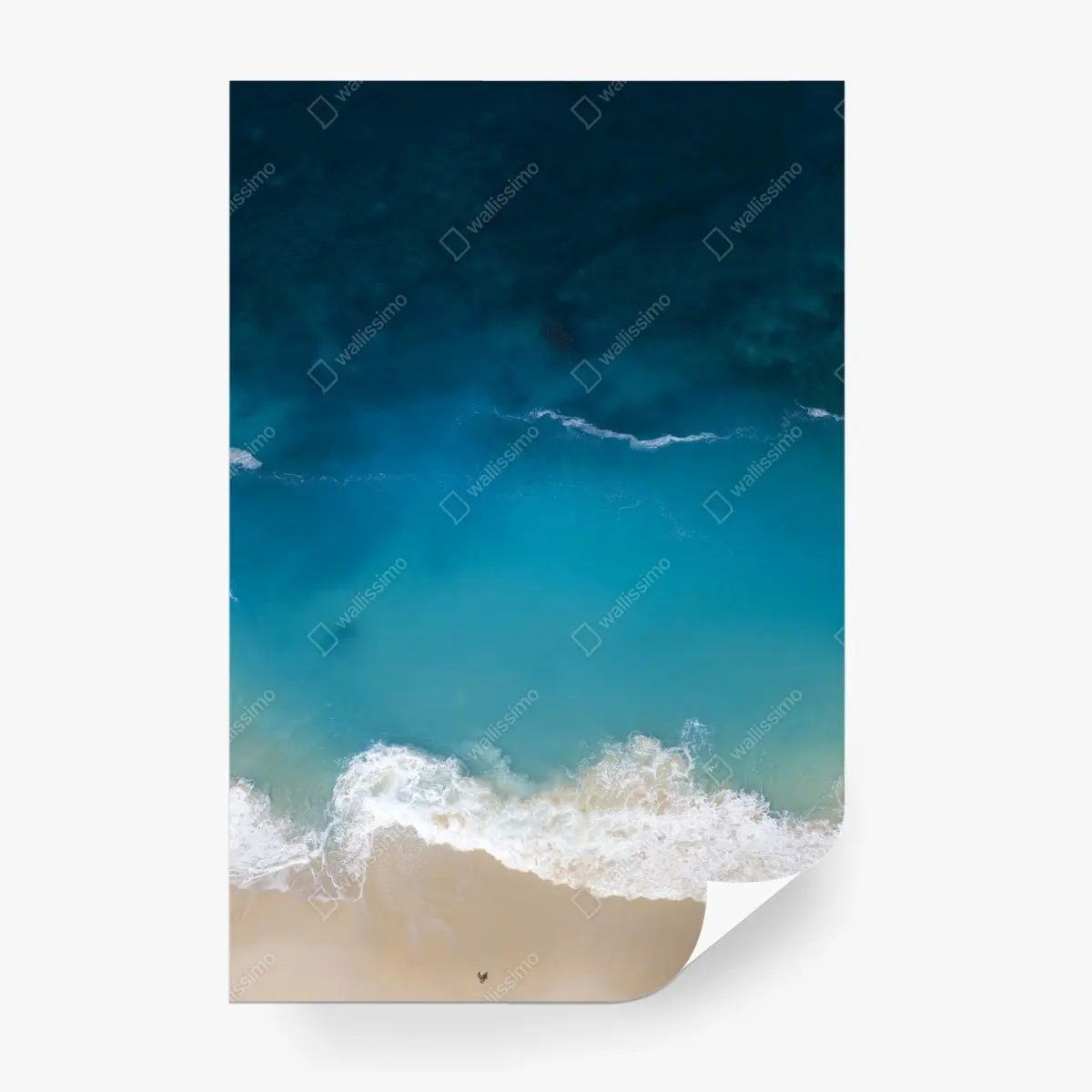 Papier peint vue aérienne paradisiaque de Nusa Penida – Wallnifity®