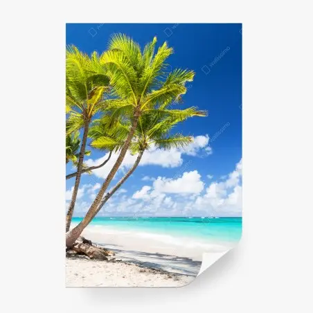 Papier peint paradis tropical à Punta Cana – Wallnifity®