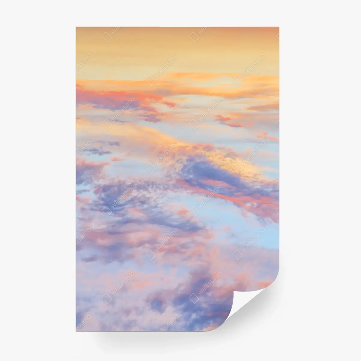 Papier peint aube pastel et nuages dorés – Wallnifity®