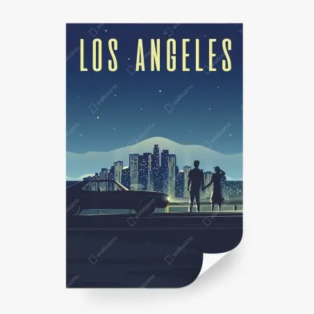 Papier peint nuit étoilée à Los Angeles – Wallnifity®