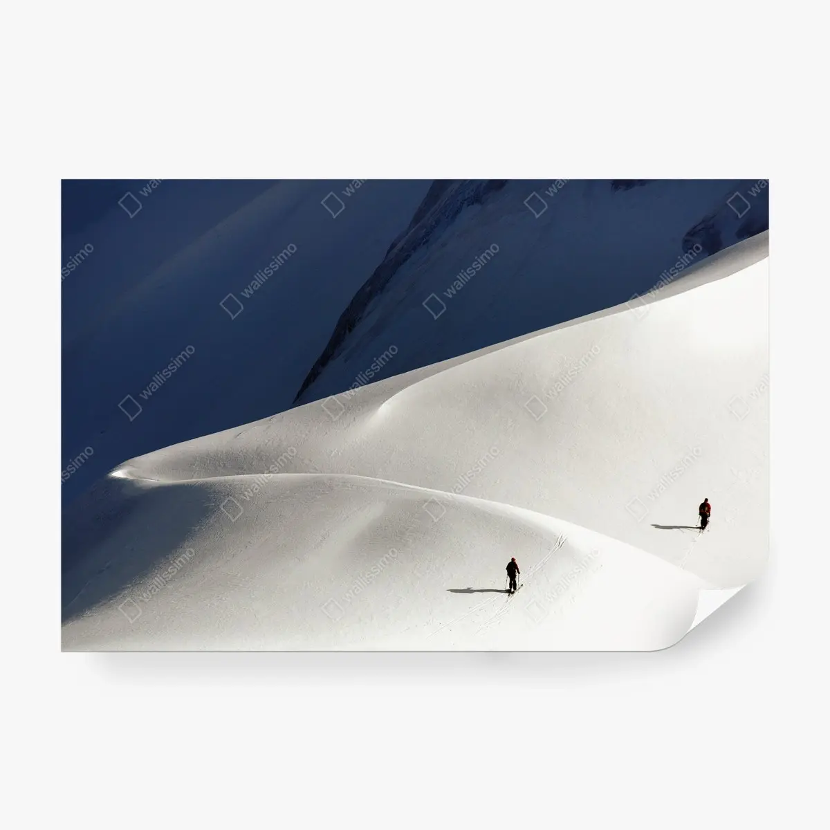Papier peint silhouettes sur dunes de neige – Wallnifity®
