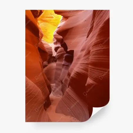Papier peint canyon sculpté aux teintes ocres – Wallnifity®