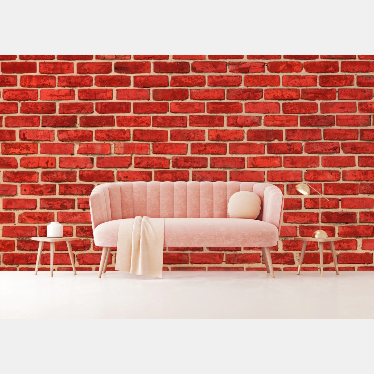 Papier peint mur de briques rouges vintage – Wallnifity® Papier peint mur de briques rouges vintage – Wallnifity®