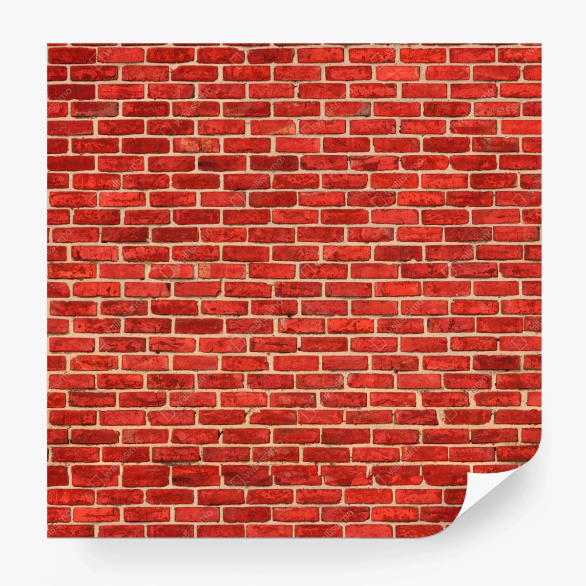 Papier peint mur de briques rouges vintage – Wallnifity® Papier peint mur de briques rouges vintage – Wallnifity®