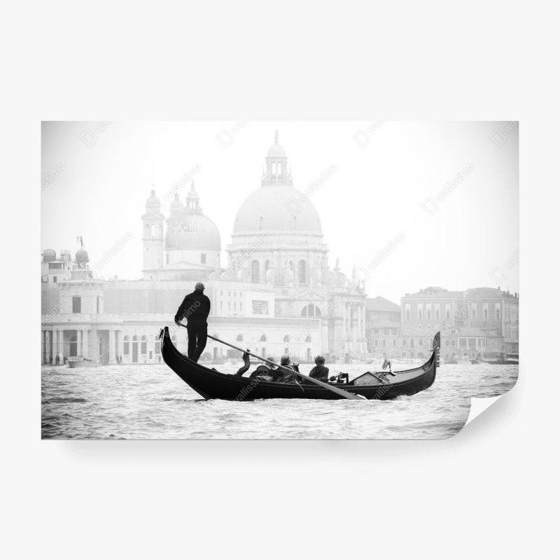 Papier peint silhouette de gondole à Venise – Wallnifity® Papier peint silhouette de gondole à Venise – Wallnifity®