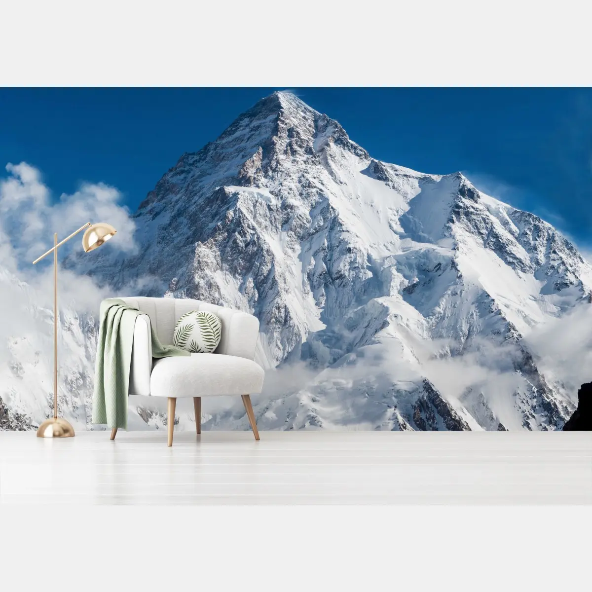 Papier peint sommet enneigé majestueux – Wallnifity®