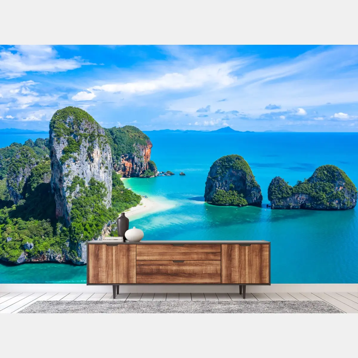 Papier peint paradis côtier de Krabi – Wallnifity®