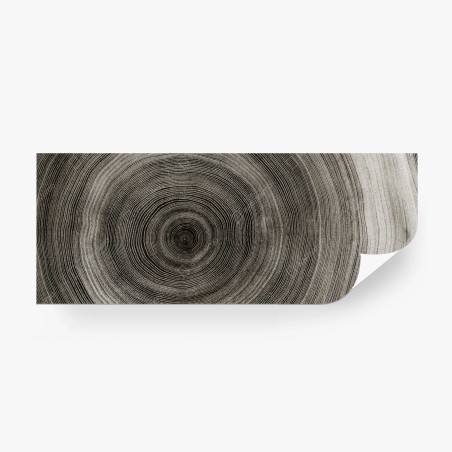 Papier peint motif anneaux de croissance d'arbre – Wallnifity®