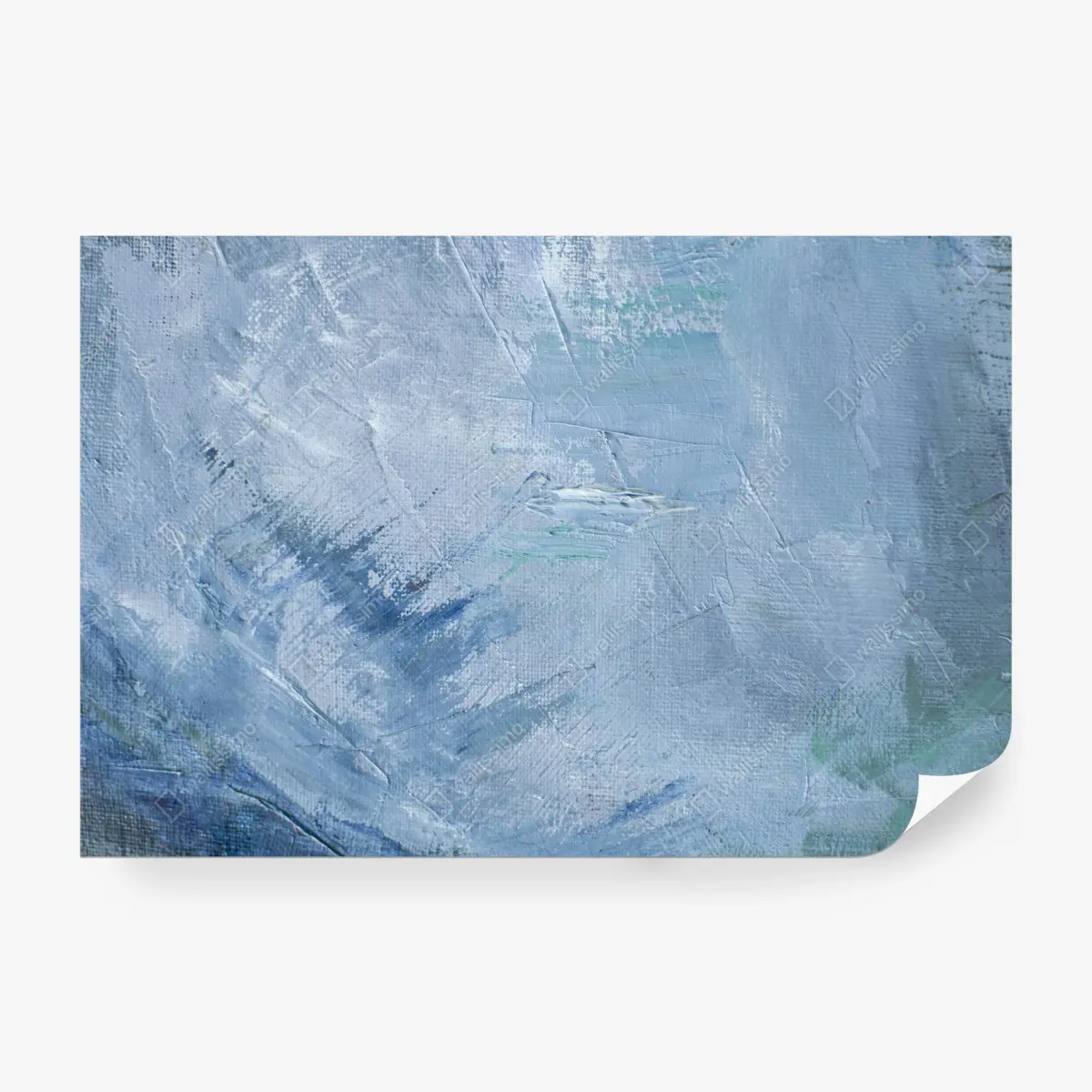 Papier peint texture abstraite aux nuances de bleu – Wallnifity®