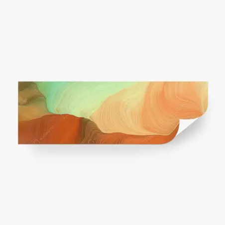 Papier peint ondes oniriques aux teintes sableuses – Wallnifity®