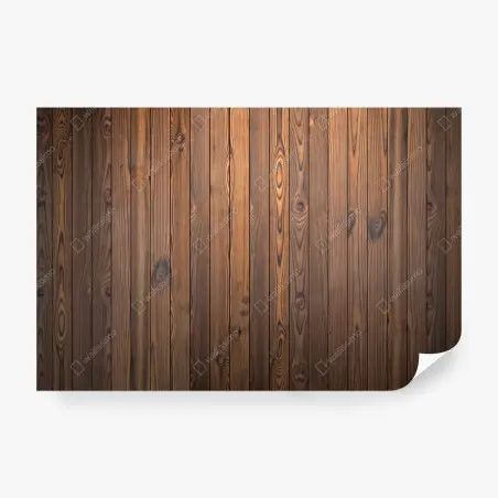 Papier peint mur en lambris de bois chaleureux et rustique – Wallnifity®
