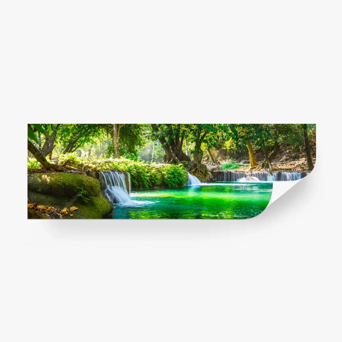Papier peint cascade tropicale de Saraburi, Thaïlande – Wallnifity®