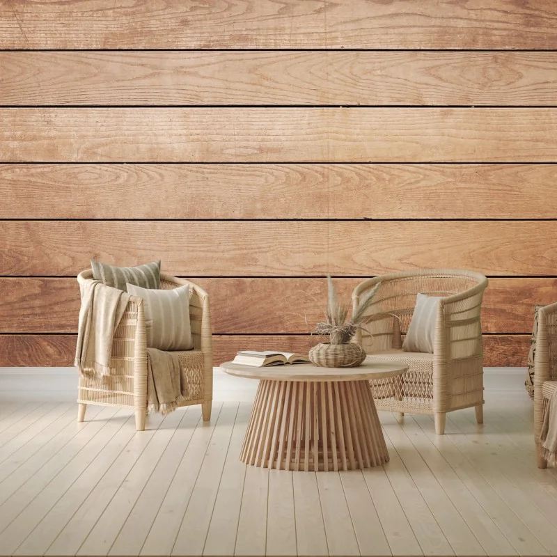 Papier peint texture de bois rustique et chaleureuse – Wallnifity® Papier peint texture de bois rustique et chaleureuse – Wallnifity®