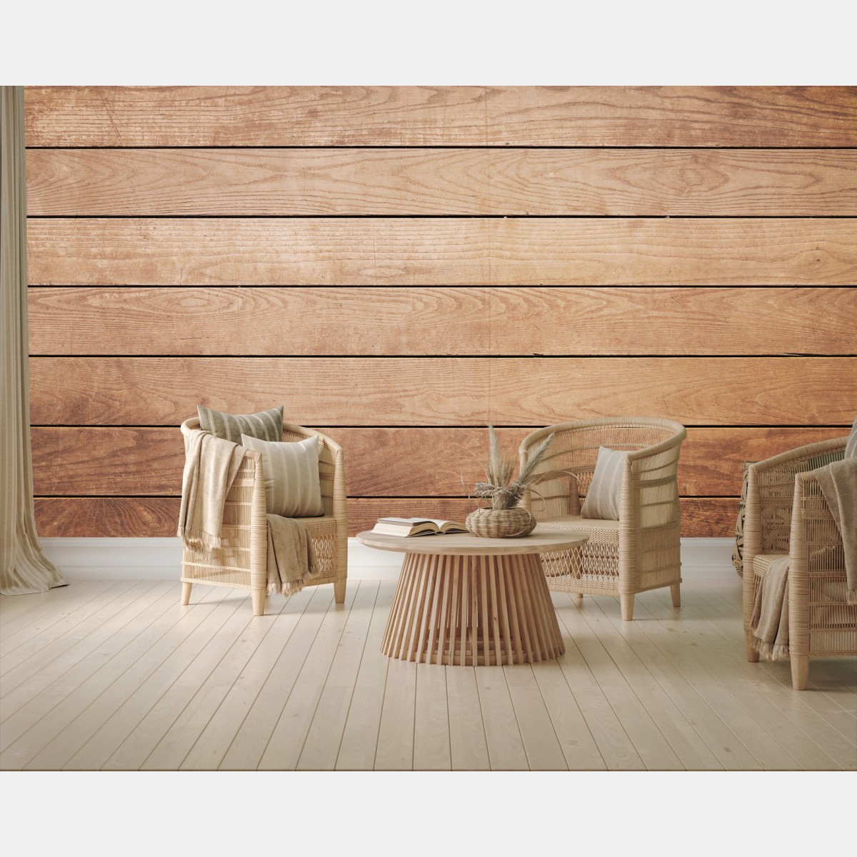 Papier peint texture de bois rustique et chaleureuse – Wallnifity® Papier peint texture de bois rustique et chaleureuse – Wallnifity®
