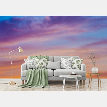 Papier peint ciel pastel au coucher de soleil – Wallnifity®
