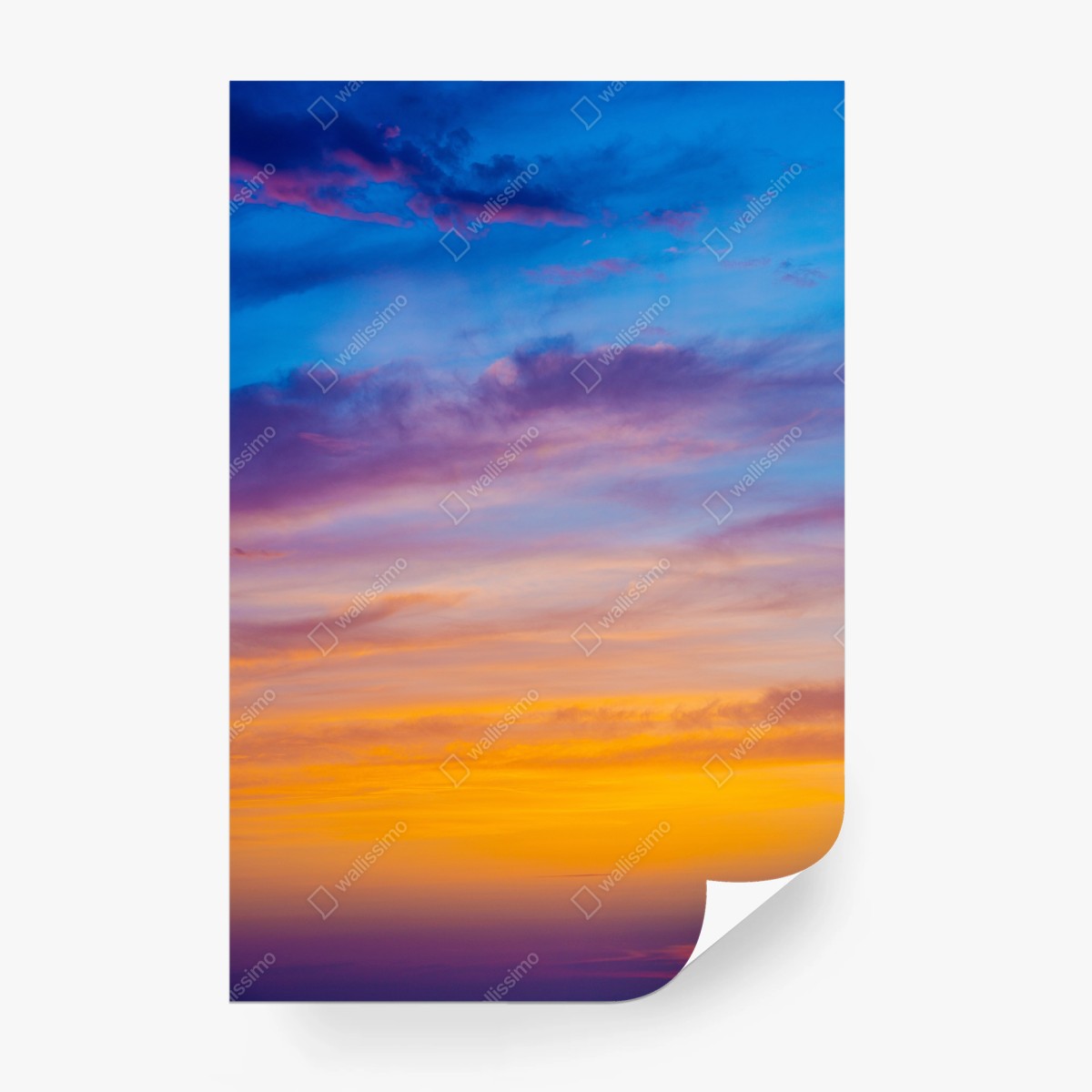 Papier peint ciel pastel au coucher de soleil – Wallnifity®