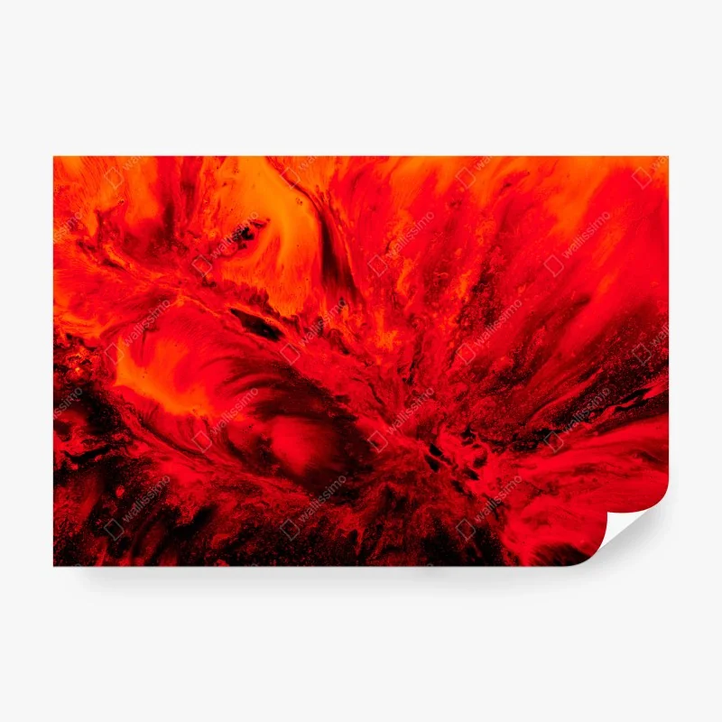 Papier peint éruption rubis et vague écarlate – Wallnifity® Papier peint éruption rubis et vague écarlate – Wallnifity®