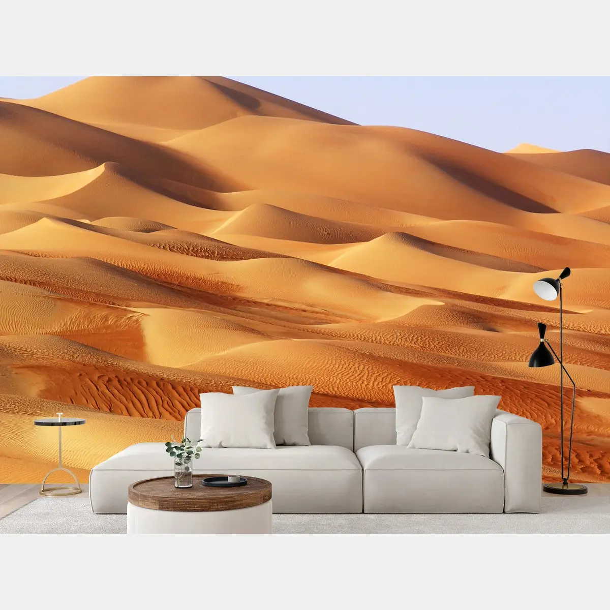 Papier peint vastes dunes dorées du désert de Liwa – Wallnifity®