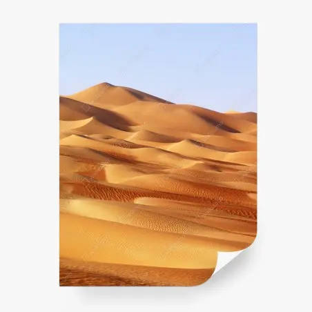 Papier peint vastes dunes dorées du désert de Liwa – Wallnifity®