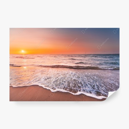 Papier peint coucher de soleil à Zeeland – Wallnifity®