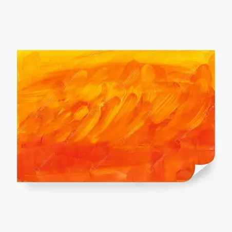 Papier peint abstraction lumineuse orange et jaune – Wallnifity®