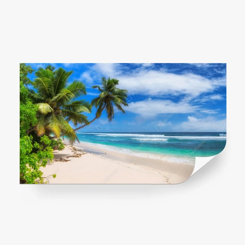 Papier peint paradis tropical au bord de l'océan – Wallnifity® Papier peint paradis tropical au bord de l'océan – Wallnifity®