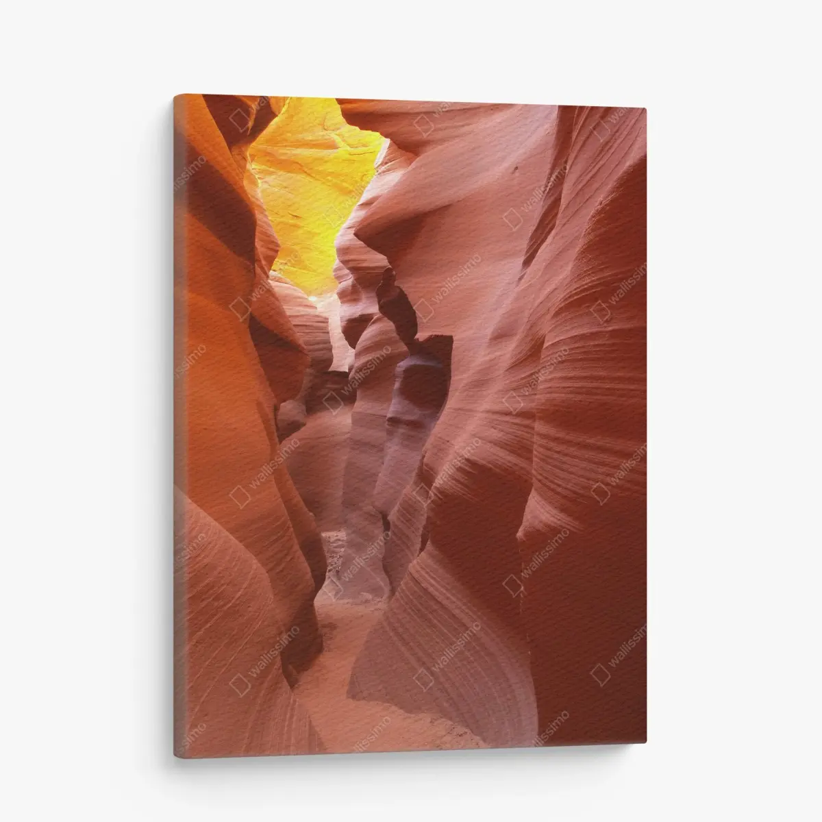 Tableau sur toile canyon sculpté aux teintes ocres – Wallnifity®