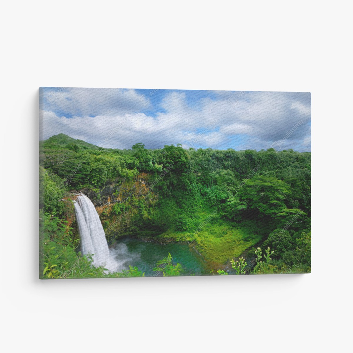 Tableau sur toile cascade tropicale d'Hawaï au cœur de verdure – Wallnifity® Tableau sur toile cascade tropicale d'Hawaï au cœur de verdure – Wallnifity®