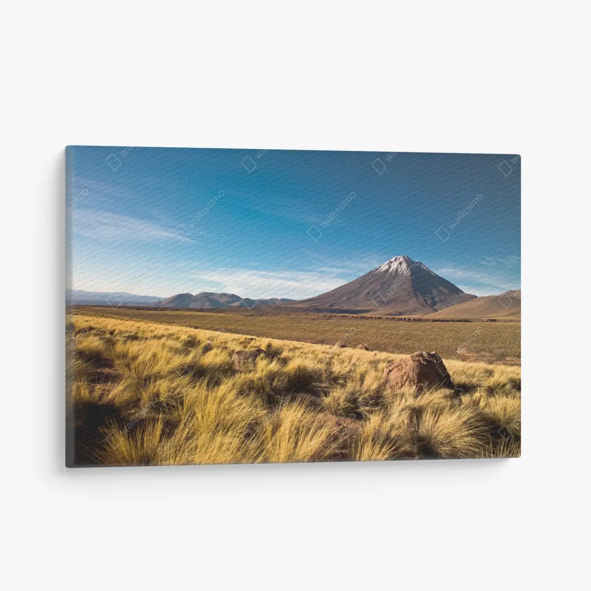 Tableau sur toile panorama du volcan Licancabur dans le désert d'Atacama – Wallnifity®