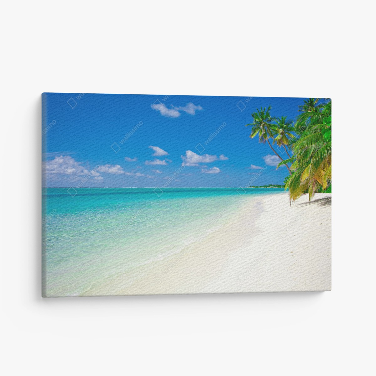Tableau sur toile plage tropicale aux eaux turquoise – Wallnifity®