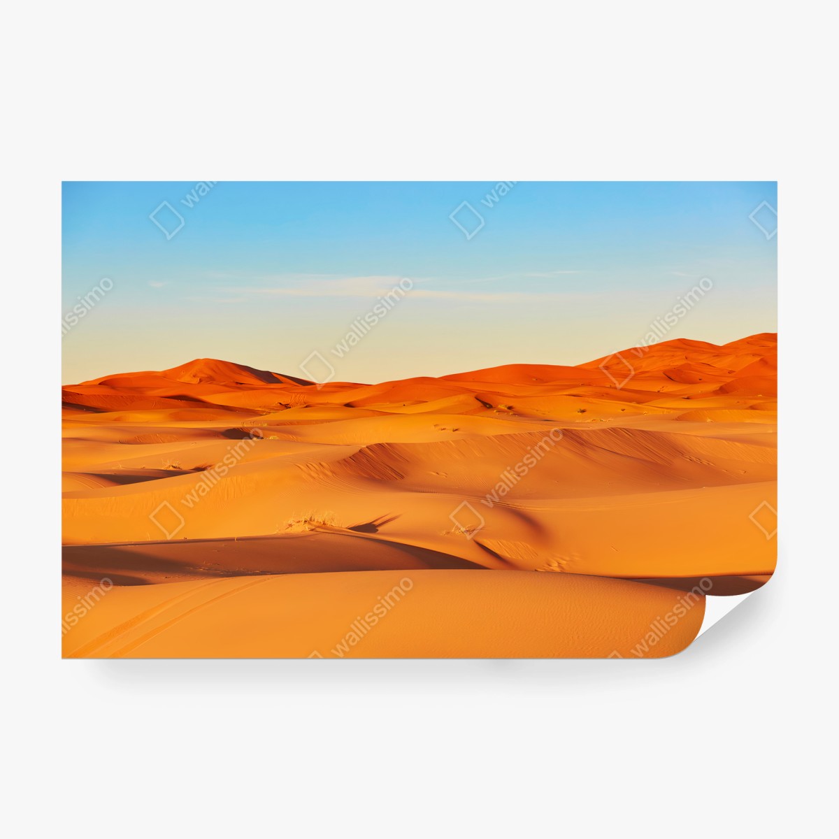 Papier peint DESERT DUNES SABLE PAYSAGE DORE POUR LE SALON – Wallnifity®