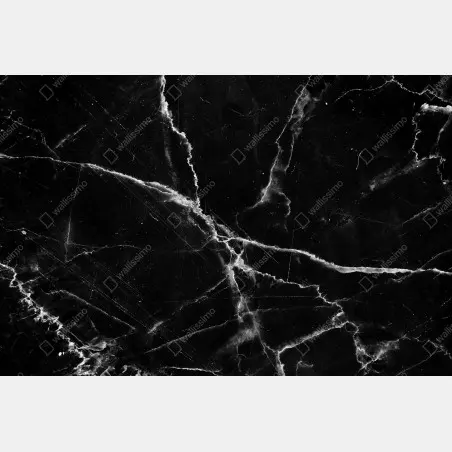 Sticker pour vitres et fenêtres élégance marbre noir veiné – Wallnifity®