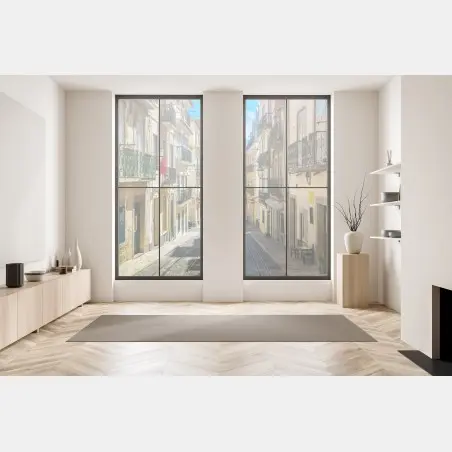 Sticker pour vitres et fenêtres ruelle ensoleillée de Lisbonne – Wallnifity®